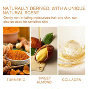 Rozino Turmeric Body & Massage Oil - Natural Skin Care Formula, 100ml