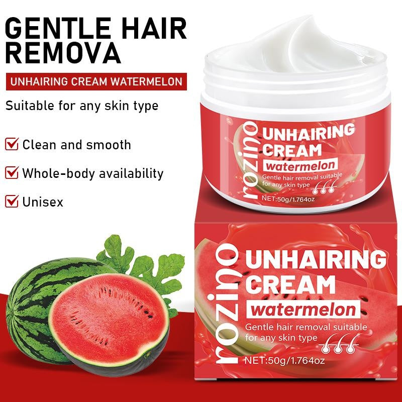 Rozino Watermelon Hair Removal Cream - Body & Bikini, 50g
