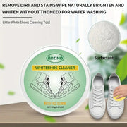 ROZINO White Shoe Cleaner - Water-Free Stain Removal & Brightening, 120g