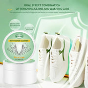 ROZINO White Shoe Cleaner - Water-Free Stain Removal & Brightening, 120g