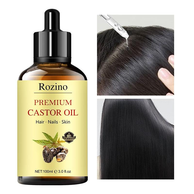 Rozino Premium Castor Oil for Beauty & Body Care