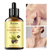 Rozino Premium Castor Oil for Beauty & Body Care