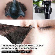 ROZINO Bamboo Charcoal Peel-Off Facial Mask - Blackhead Remover & Pore Cleanser, 60g
