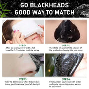 ROZINO Bamboo Charcoal Peel-Off Facial Mask - Blackhead Remover & Pore Cleanser, 60g