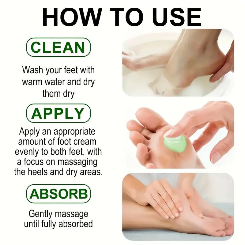 ROZINO Tea Tree Oil Foot Cream & Warming Cream Set - 2 Pack for Dry Cracked Feet