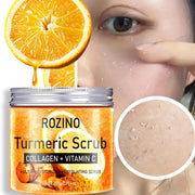 Rozino Turmeric Face Scrub with Collagen & Vitamin C - Moisturizing & Exfoliating