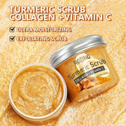 Rozino Turmeric Face Scrub with Collagen & Vitamin C - Moisturizing & Exfoliating