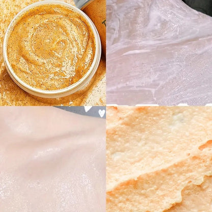 Ultra - Moisturizing & Exfoliating! Rozino Turmeric Scrub, Boosted by Collagen & Vitamin C