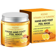 Vitamin C & Turmeric Hand and Foot Mask - Moisturizing Peel Off 50g