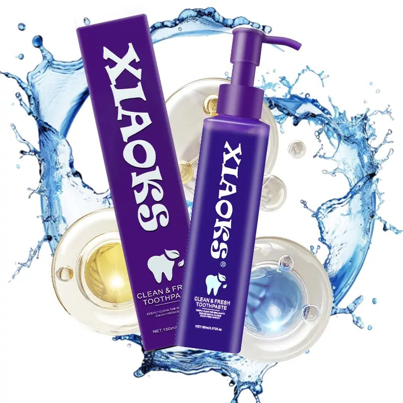 XIAOKS Clean & Fresh Toothpaste - Teeth Whitening & Bad Breath Control, 150ml
