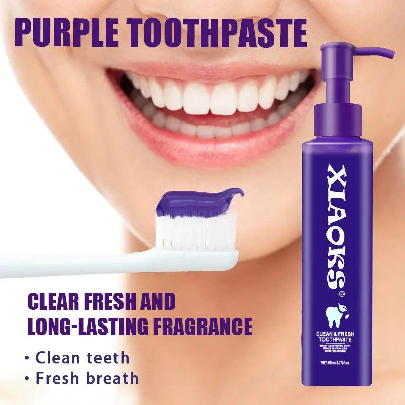XIAOKS Clean & Fresh Toothpaste - Teeth Whitening & Bad Breath Control, 150ml