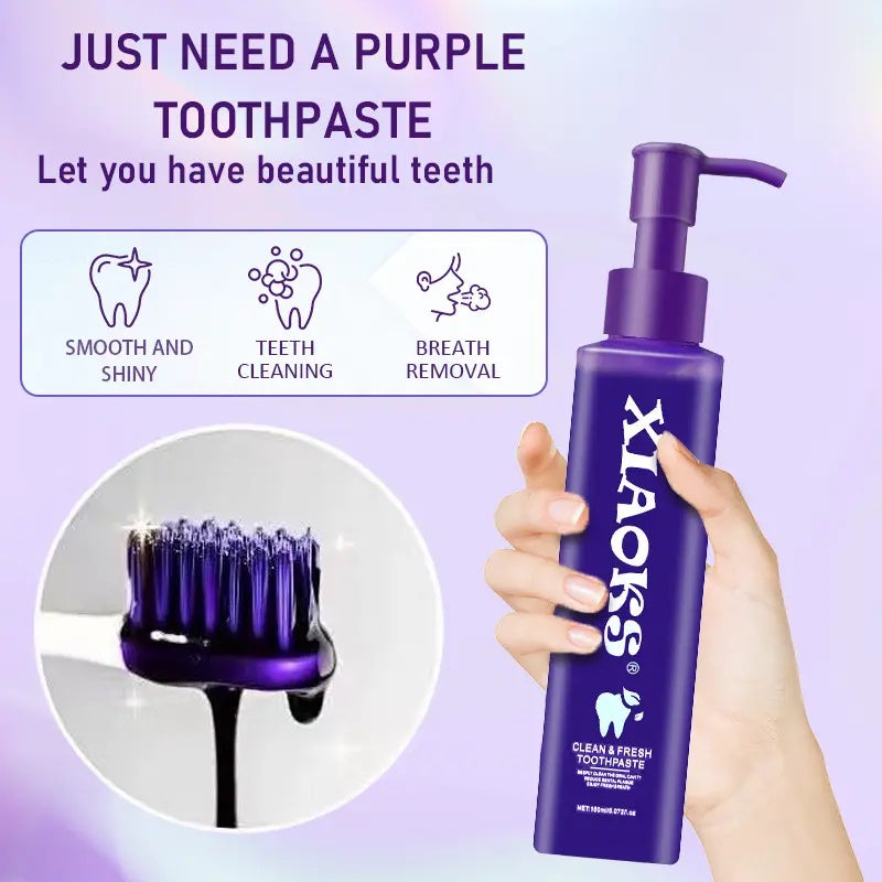 XIAOKS Clean & Fresh Toothpaste - Teeth Whitening & Bad Breath Control, 150ml